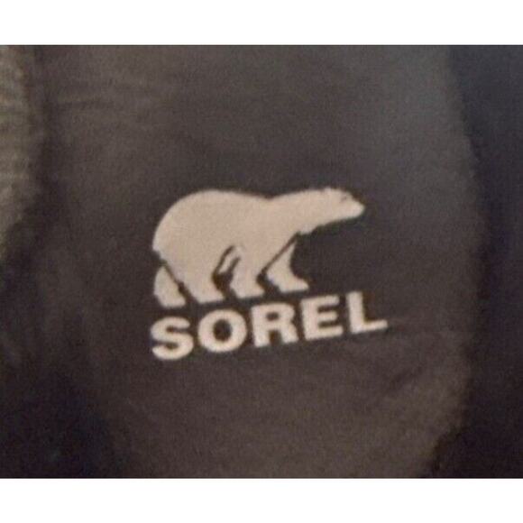 Sorel Chelsea Boot Brex Women's 6.5 Waterproof Leather Cinder Black Pull On Lug - Picture 7 of 10